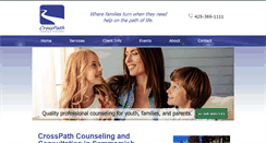 Desktop Screenshot of crosspathcounseling.com