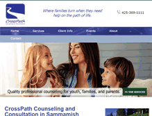 Tablet Screenshot of crosspathcounseling.com